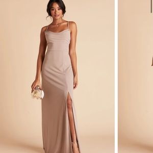 Birdy Grey Bridesmaids dress Taupe Crepe XSmall